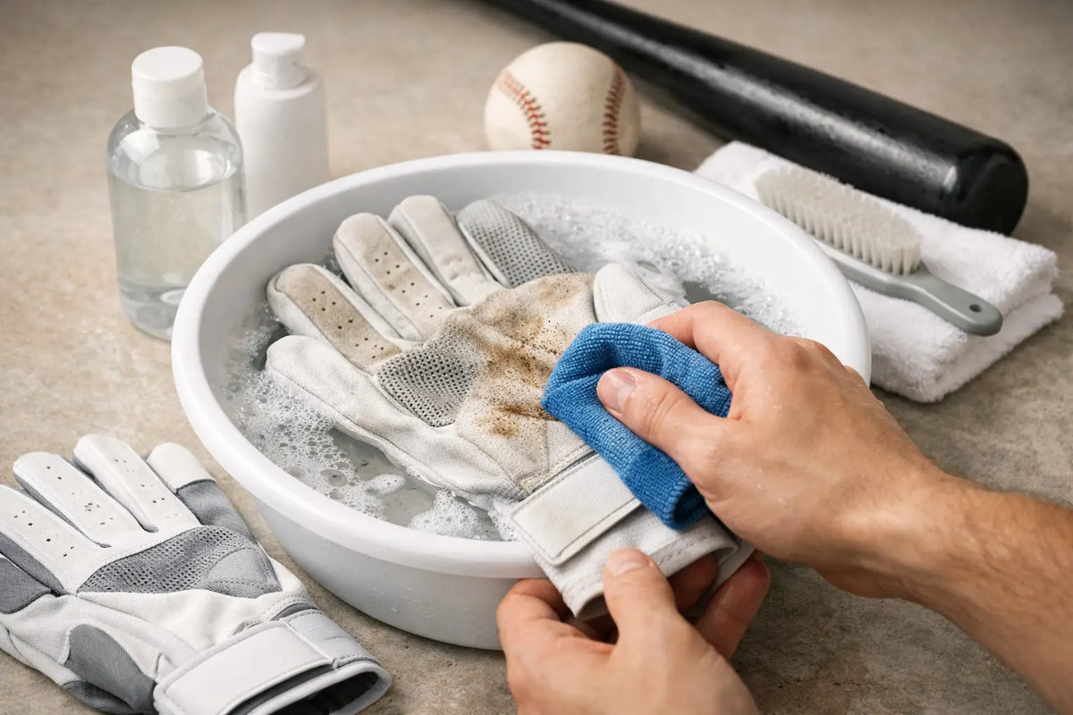 How to Clean Batting Gloves the Right Way