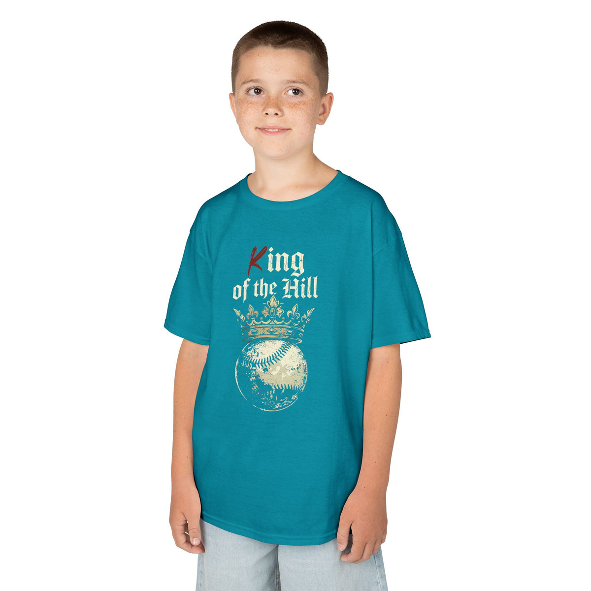 King of the Hill Youth Baseball Graphic Tee