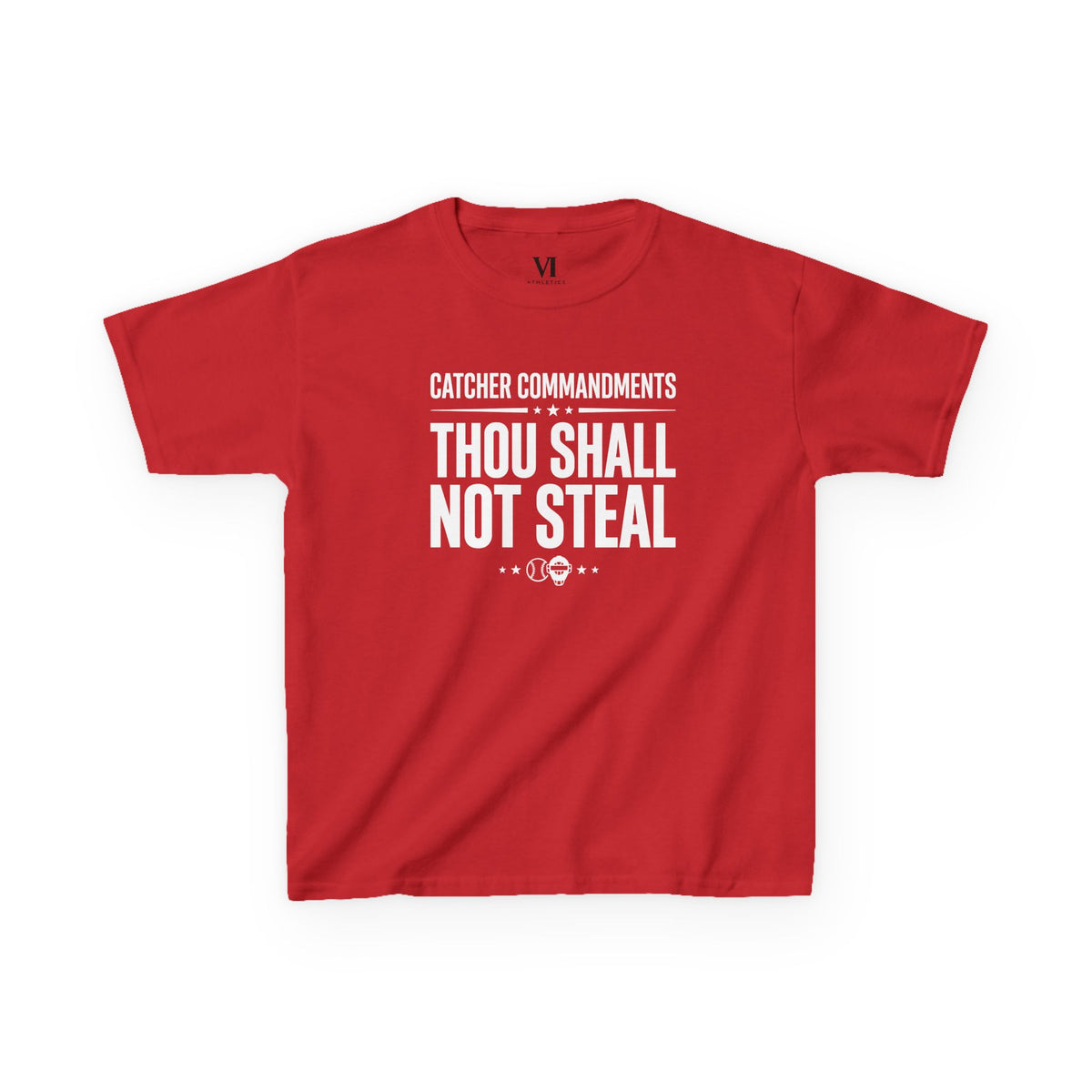 Thou Shall Not Steal 2 Youth Baseball Graphic Tee