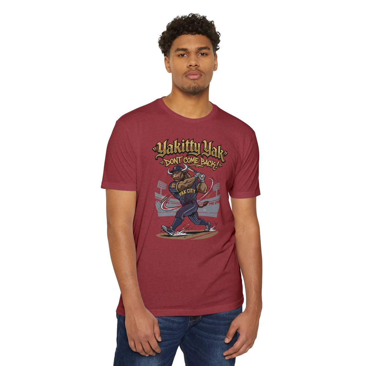 Yakitty Yak Baseball Graphic Tee