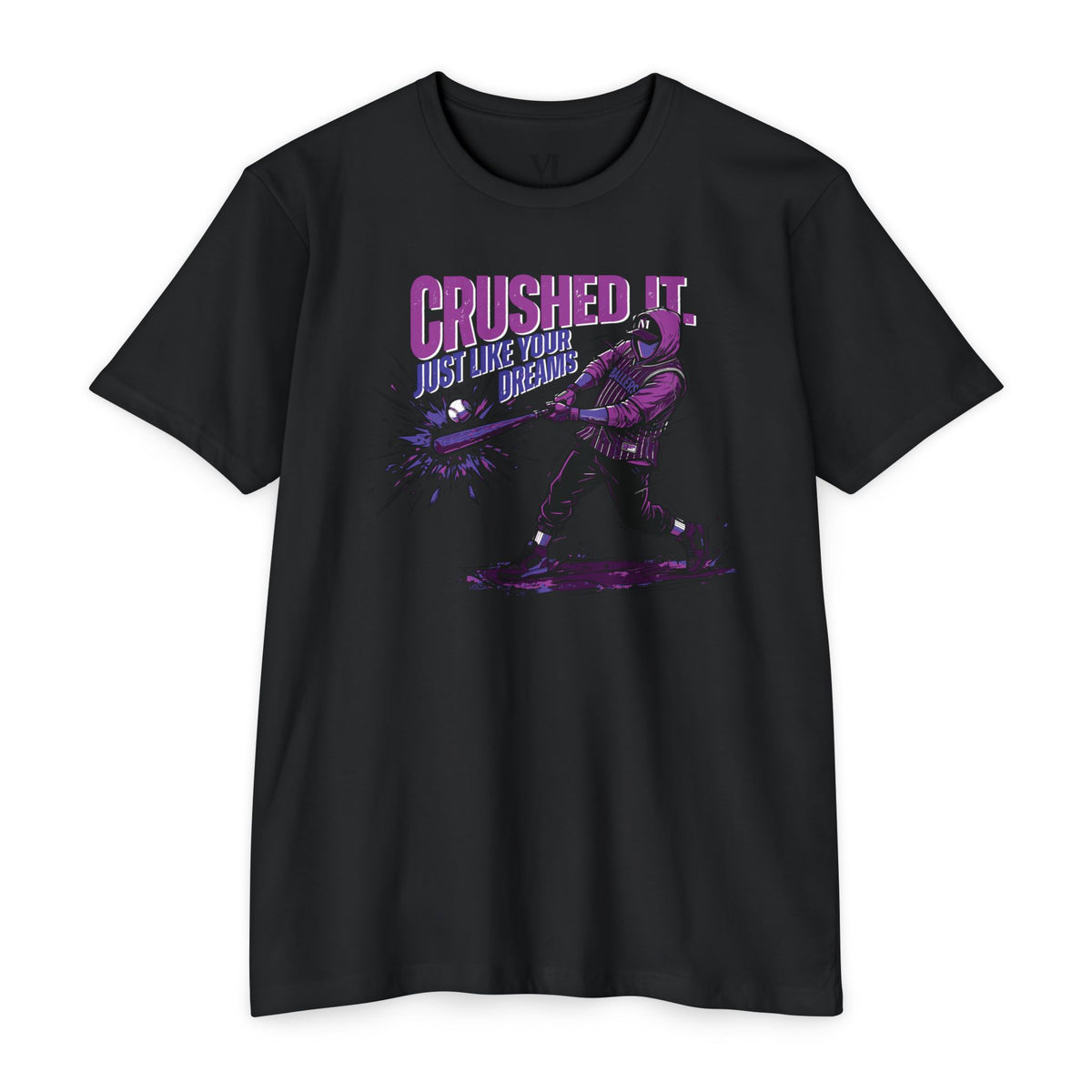 Crushed It Baseball Graphic Tee