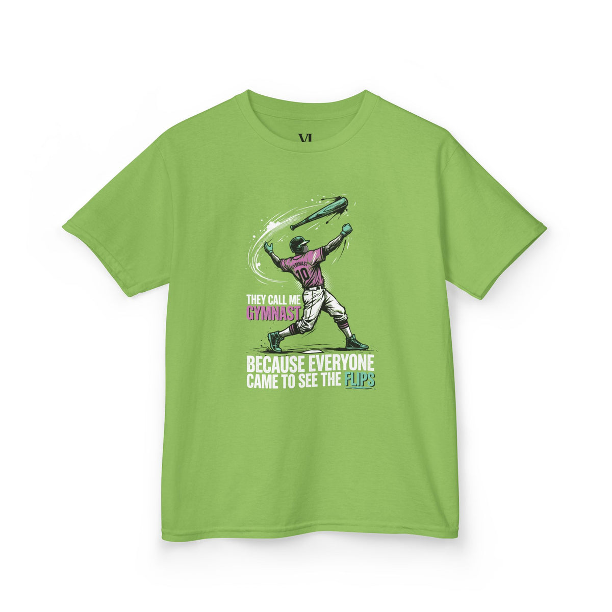 Gymnast Youth Baseball Graphic Tee