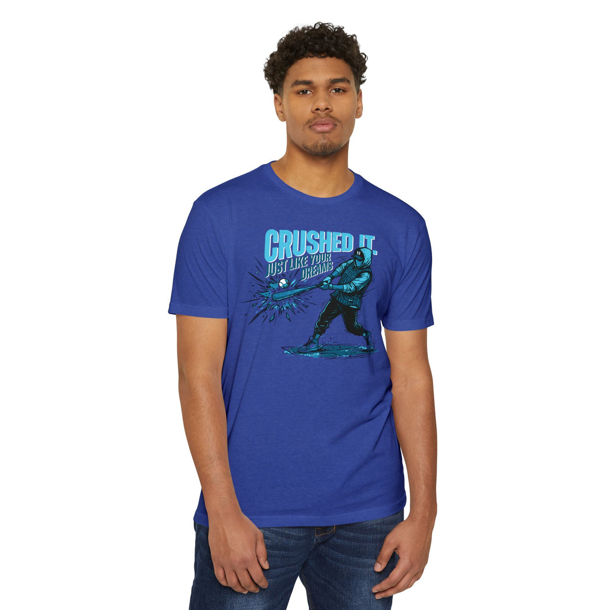 Crushed It Baseball Graphic Tee