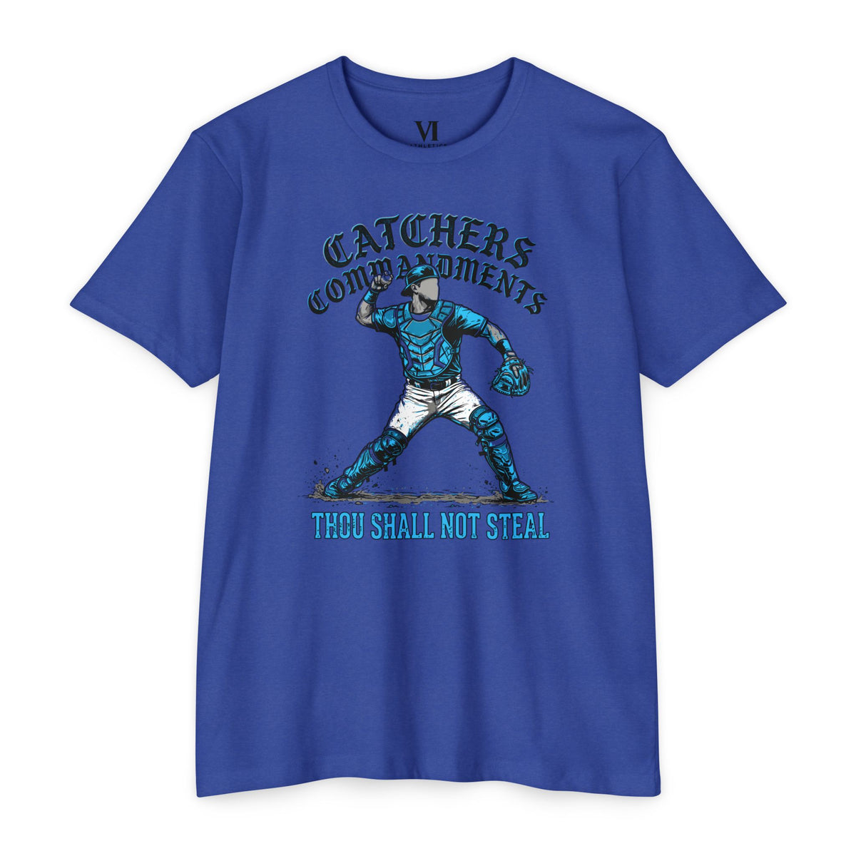 Catchers Commandments Baseball Graphic Tee