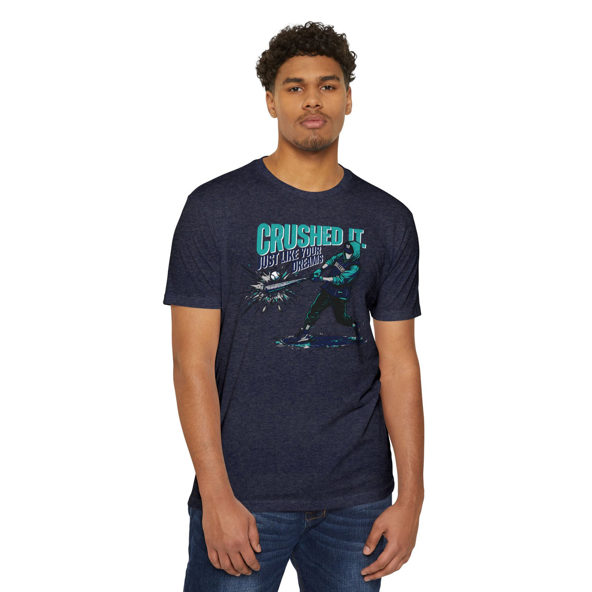 Crushed It Baseball Graphic Tee