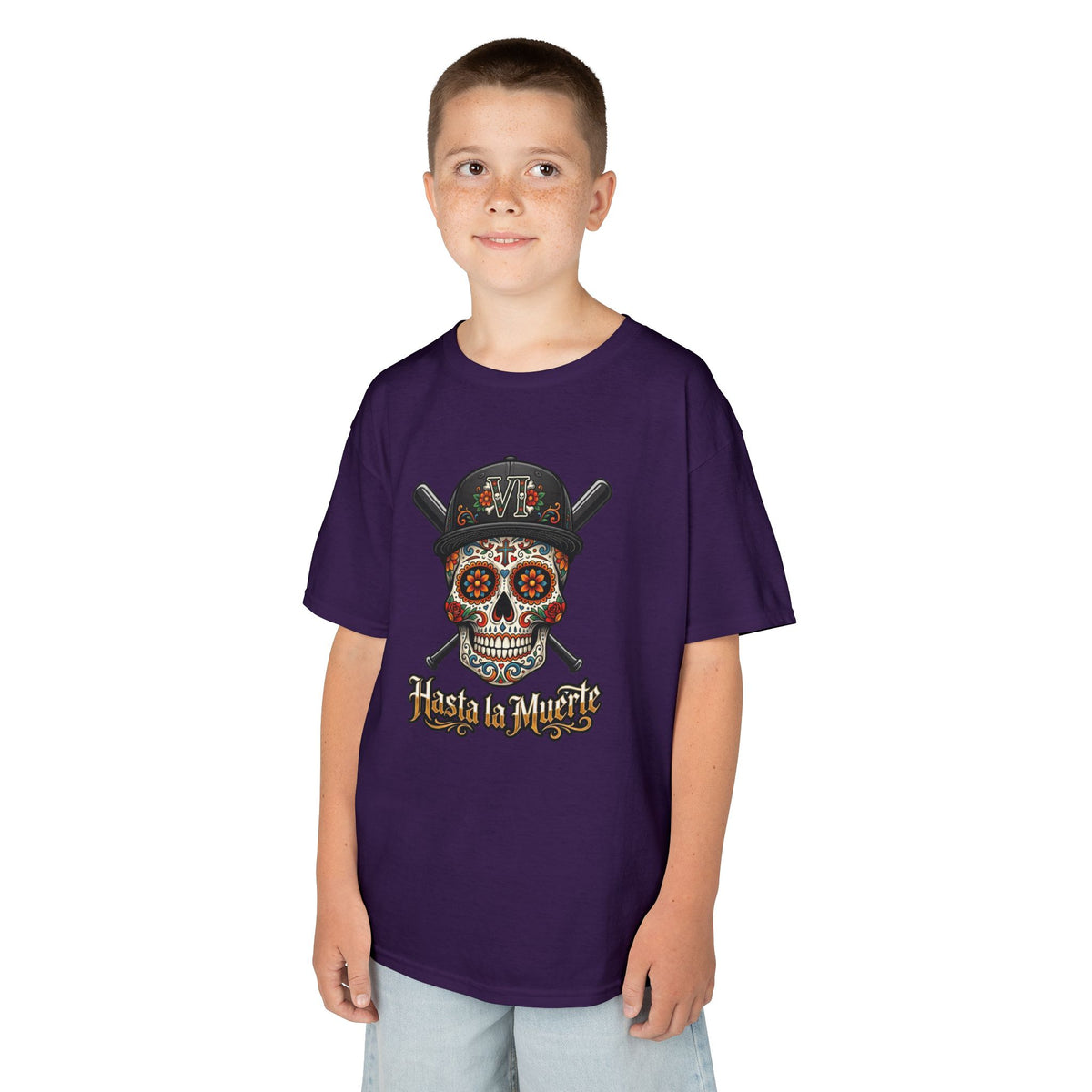 Hasta la Muerte "Until Death" Youth Baseball Graphic Tee