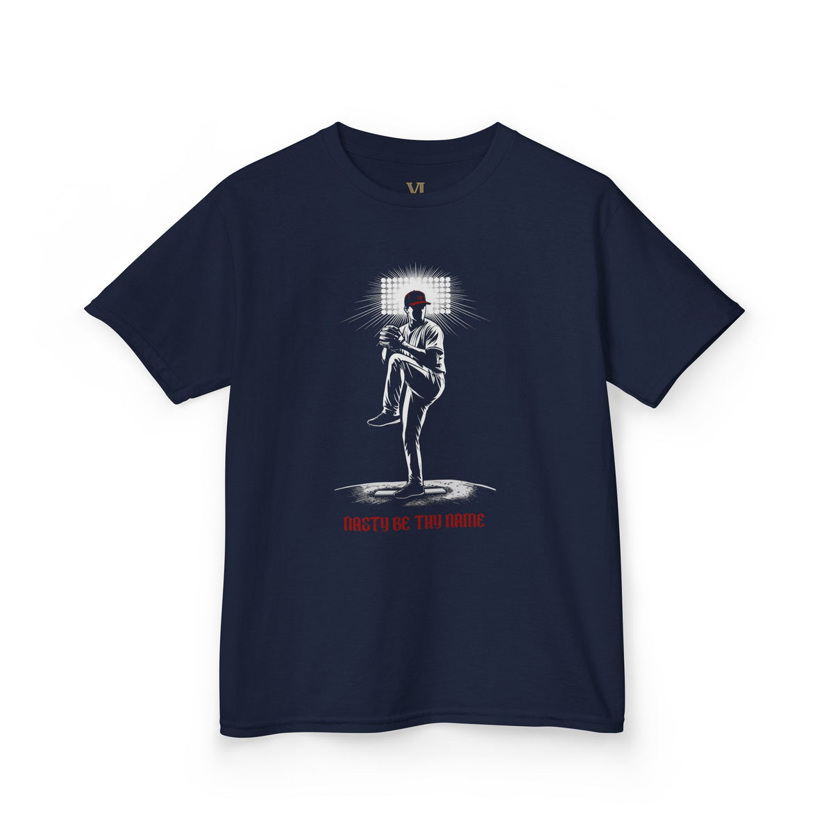 Pitcher's Prayer Youth Baseball Graphic Tee