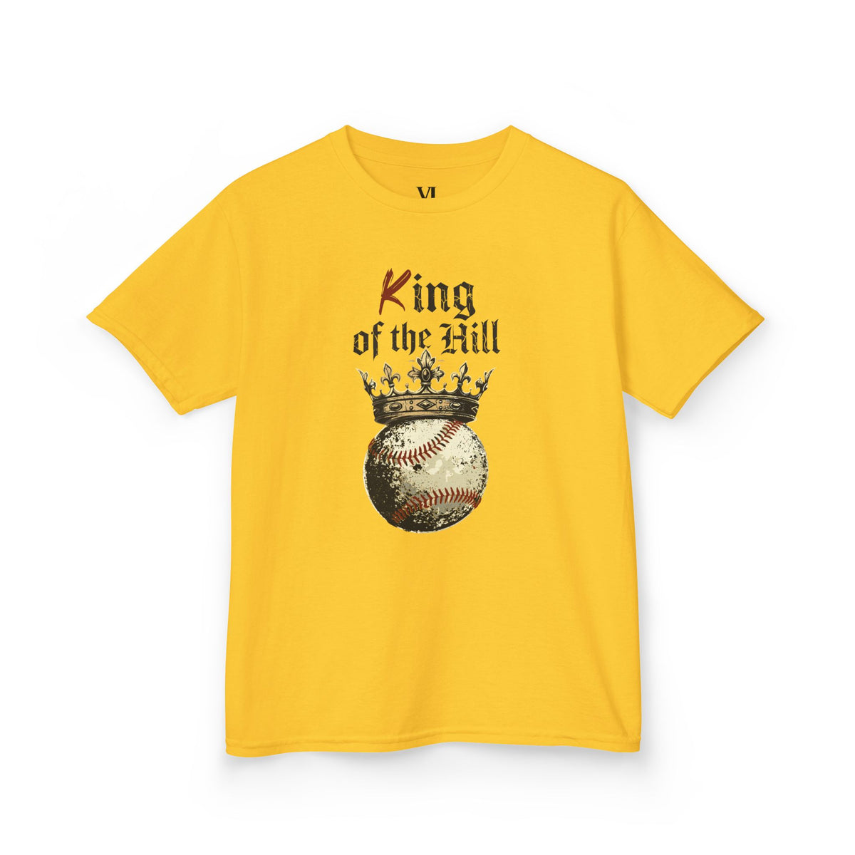 King of the Hill Youth Baseball Graphic Tee