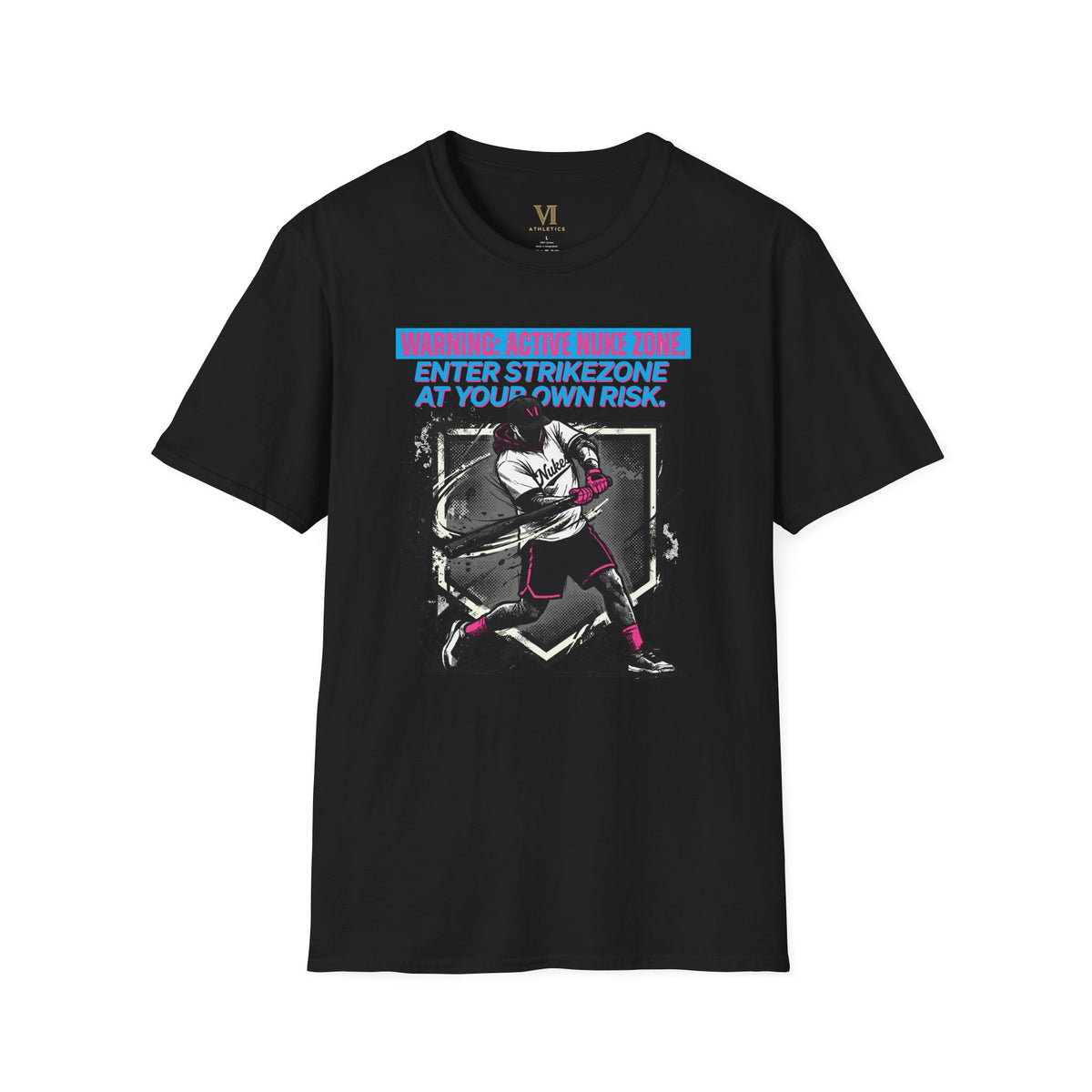 Active Nuke Zone" Baseball Graphic Tee