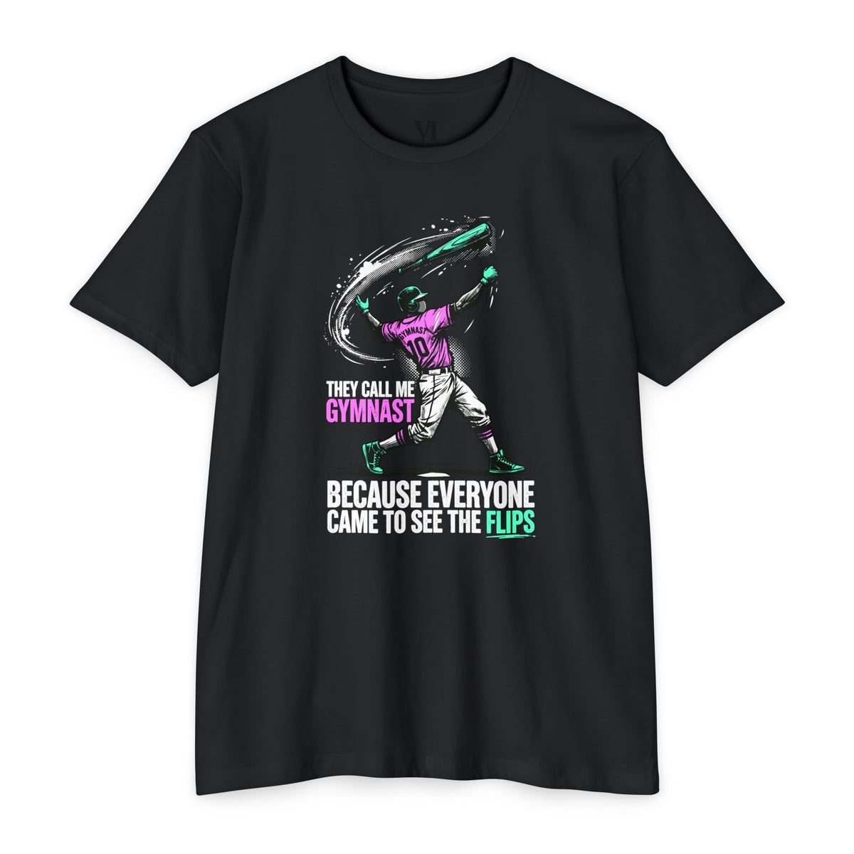 Gymnast Baseball Graphic Tee