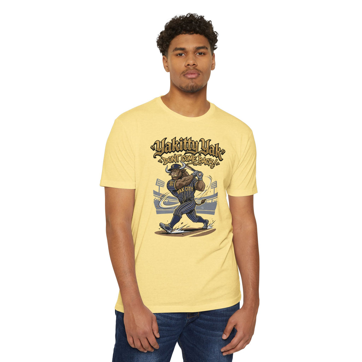 Yakitty Yak Baseball Graphic Tee