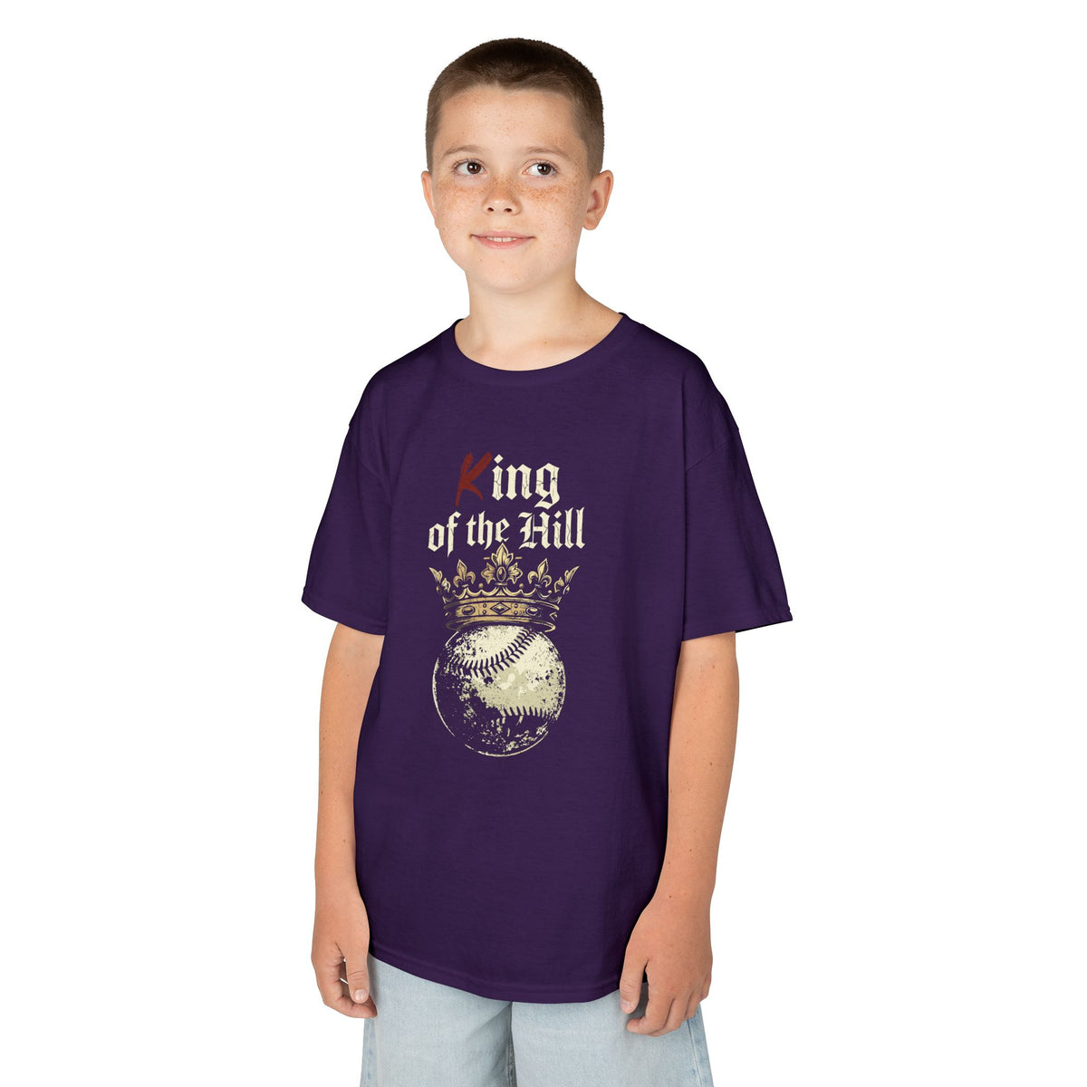 King of the Hill Youth Baseball Graphic Tee