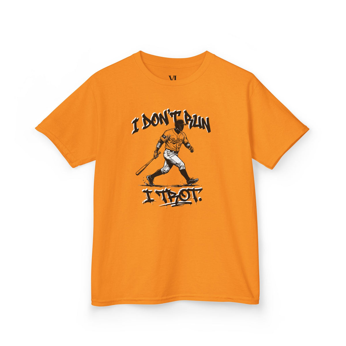 I Trot Youth Baseball Graphic Tee