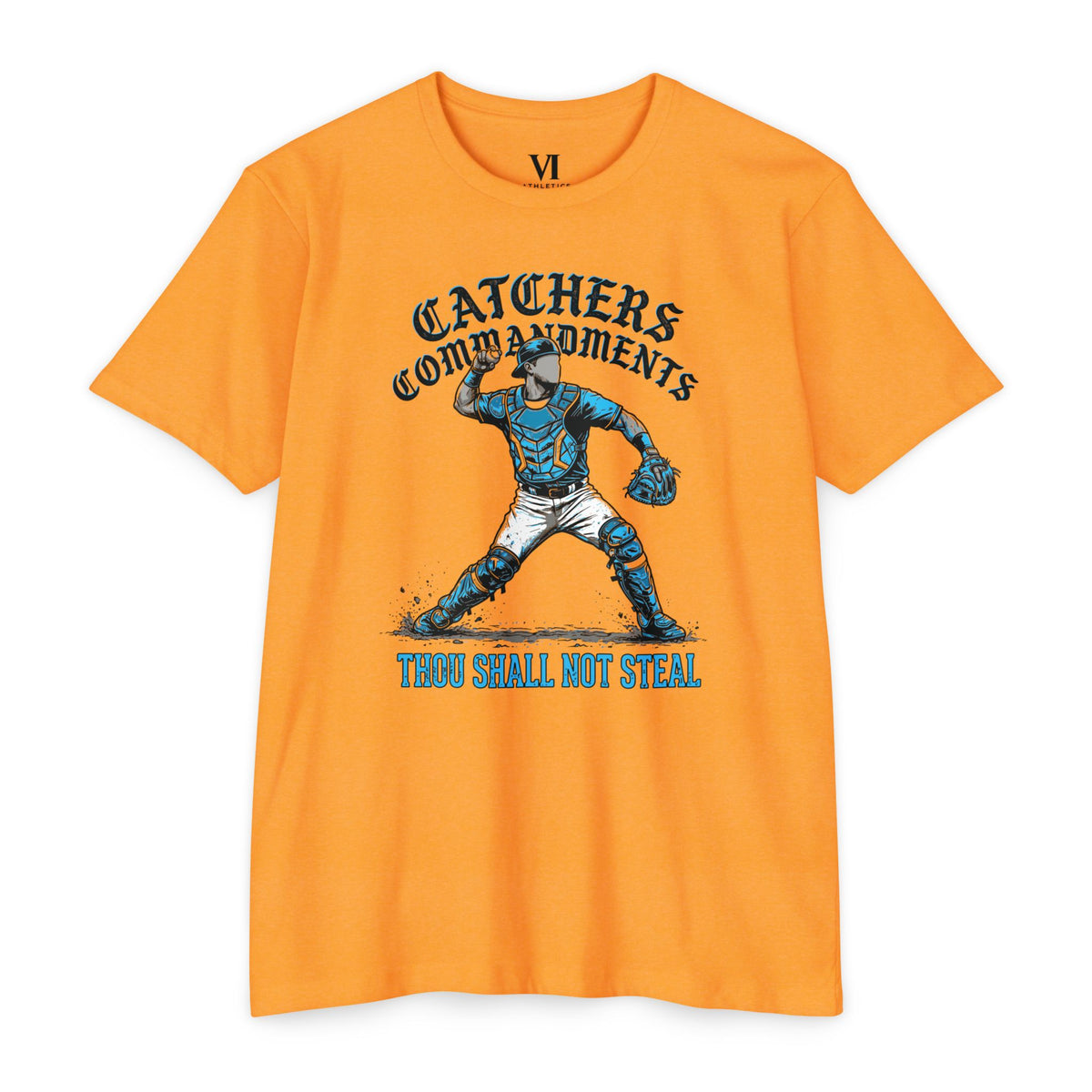 Catchers Commandments Baseball Graphic Tee