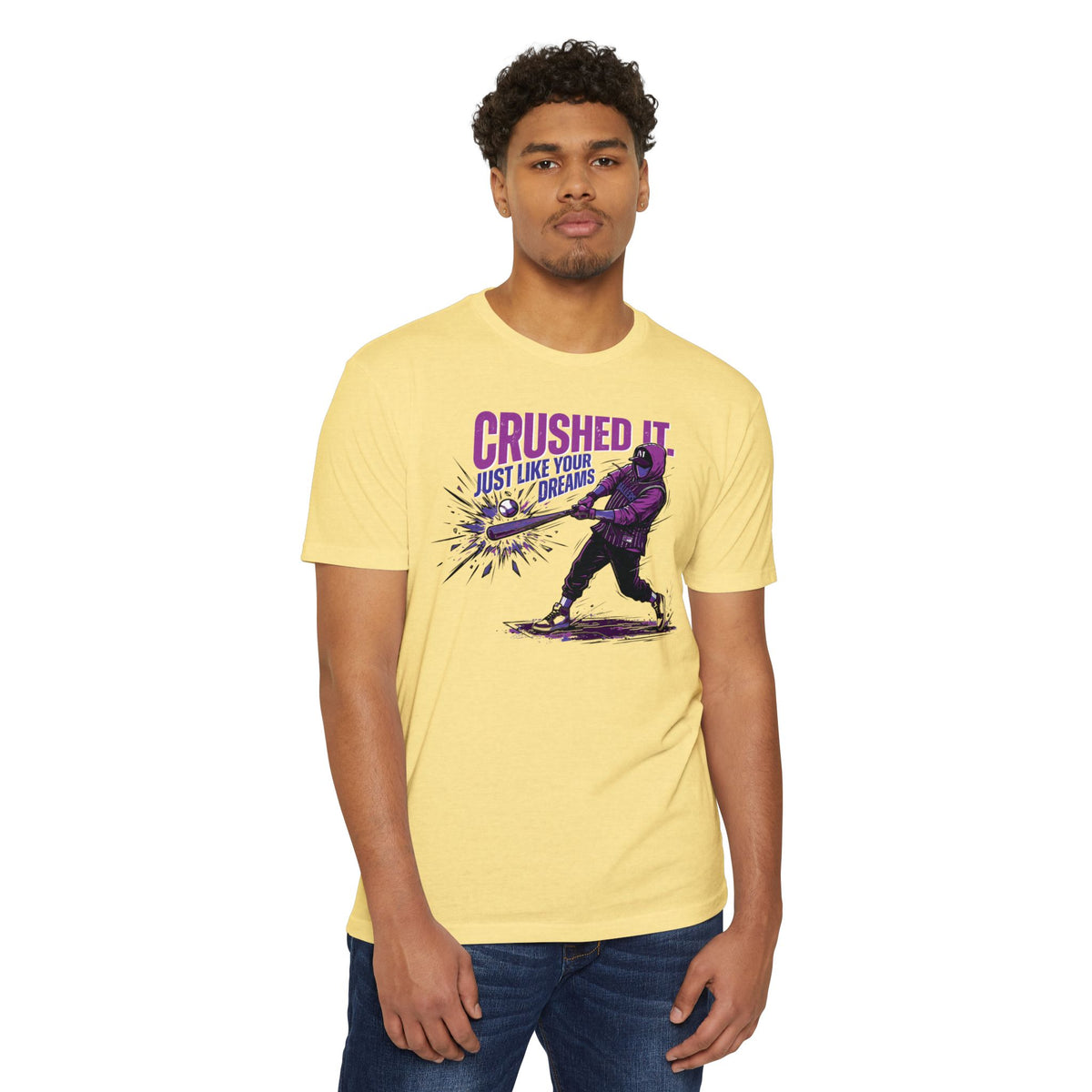 Crushed It Baseball Graphic Tee