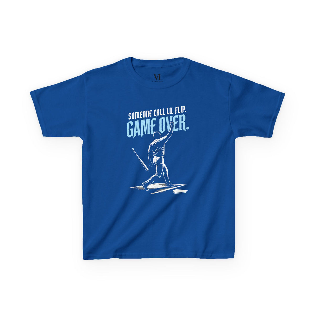 Game Over. Baseball Youth Graphic Tee