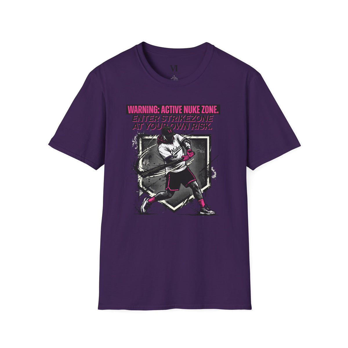 Active Nuke Zone" Baseball Graphic Tee