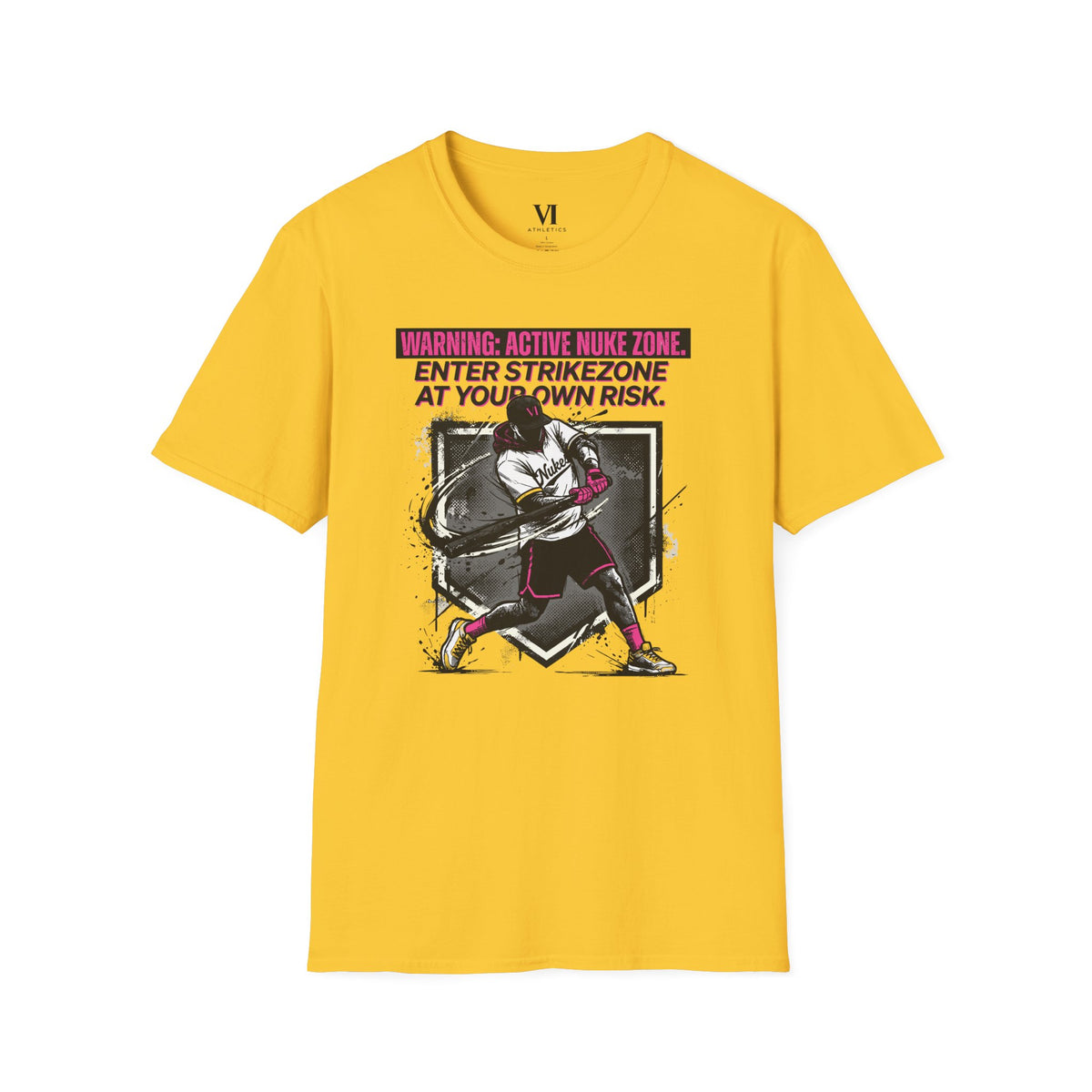 Active Nuke Zone" Baseball Graphic Tee