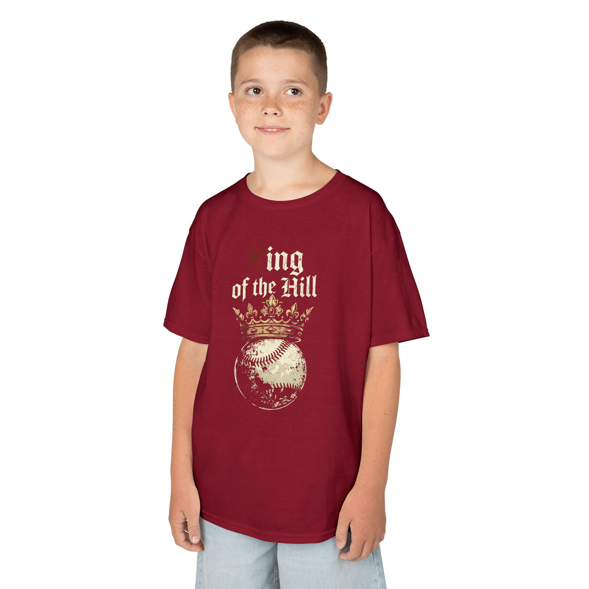 King of the Hill Youth Baseball Graphic Tee