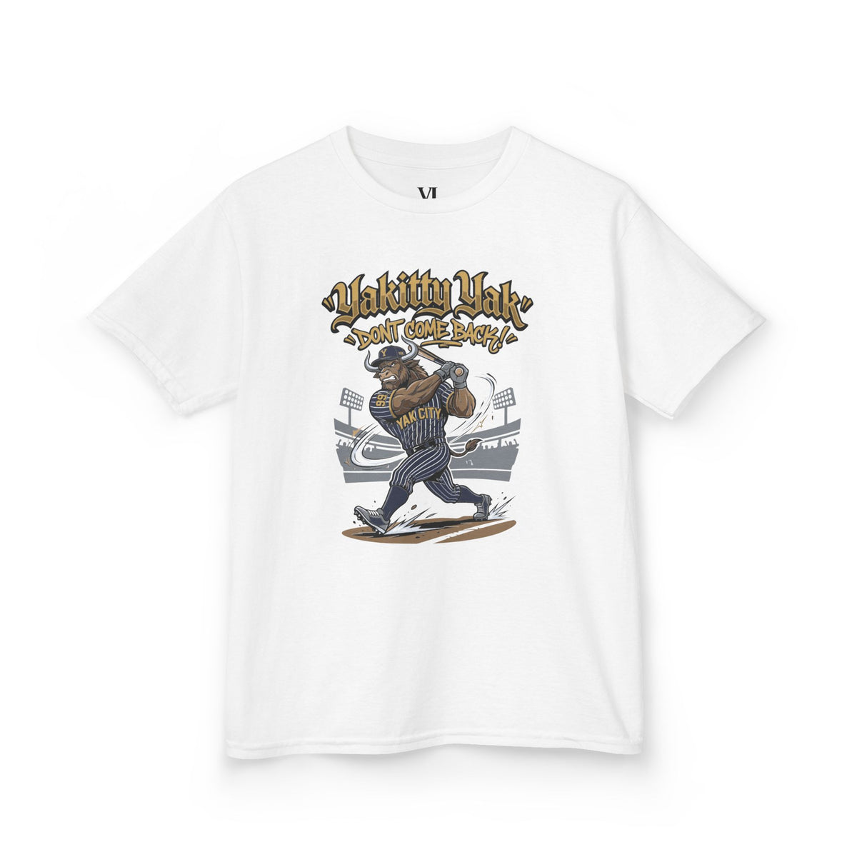 Yakitty Yak Youth Baseball Graphic Tee