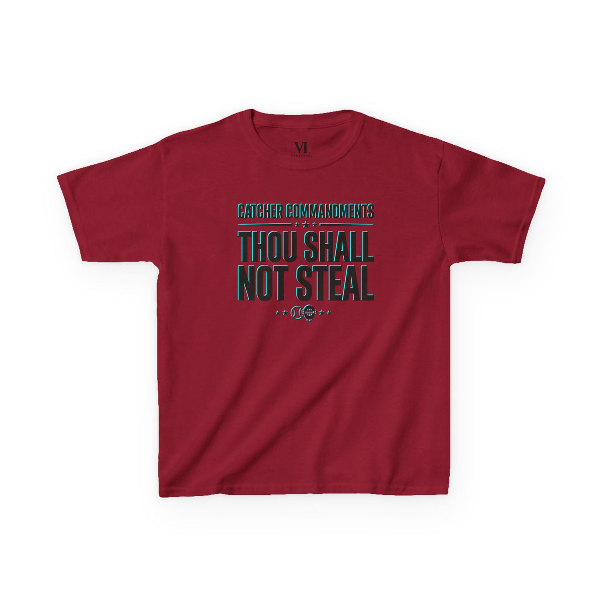 Thou Shall Not Steal 2 Youth Baseball Graphic Tee