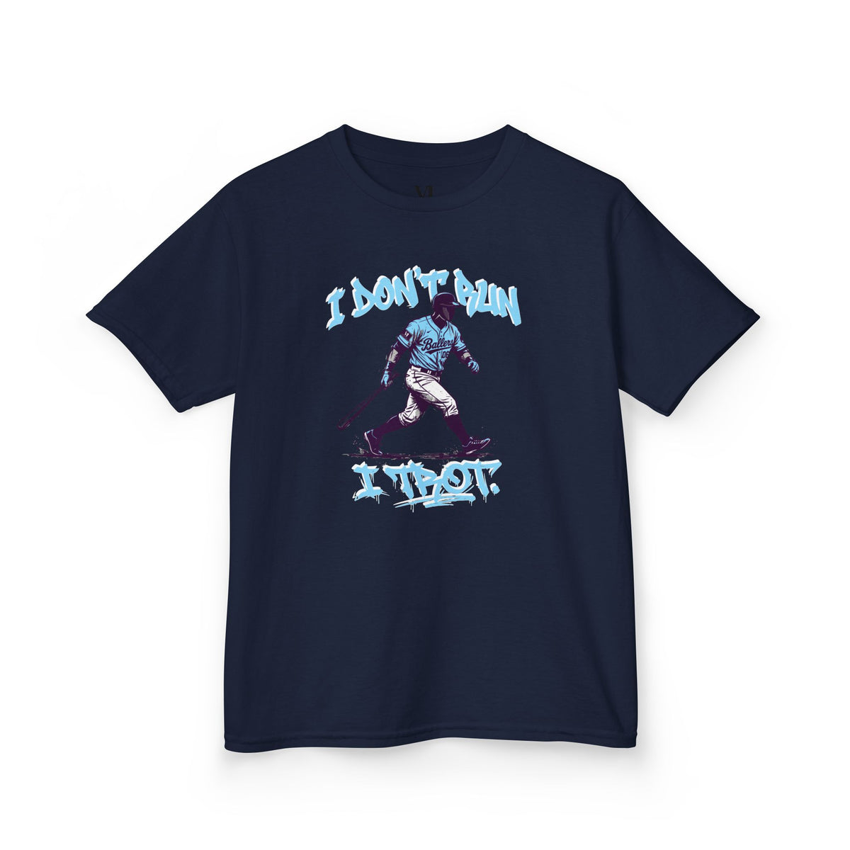 I Trot Youth Baseball Graphic Tee