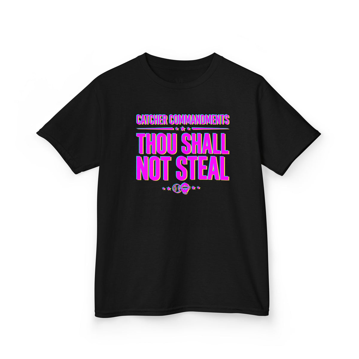 Thou Shall Not Steal 2 Youth Baseball Graphic Tee