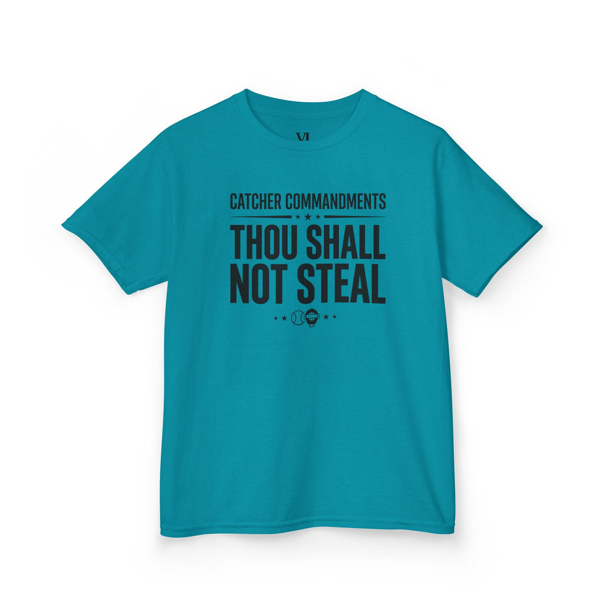 Thou Shall Not Steal 2 Youth Baseball Graphic Tee