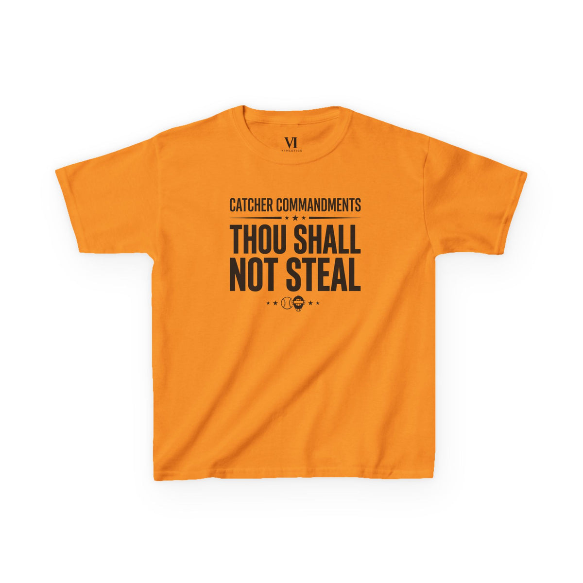 Thou Shall Not Steal 2 Youth Baseball Graphic Tee