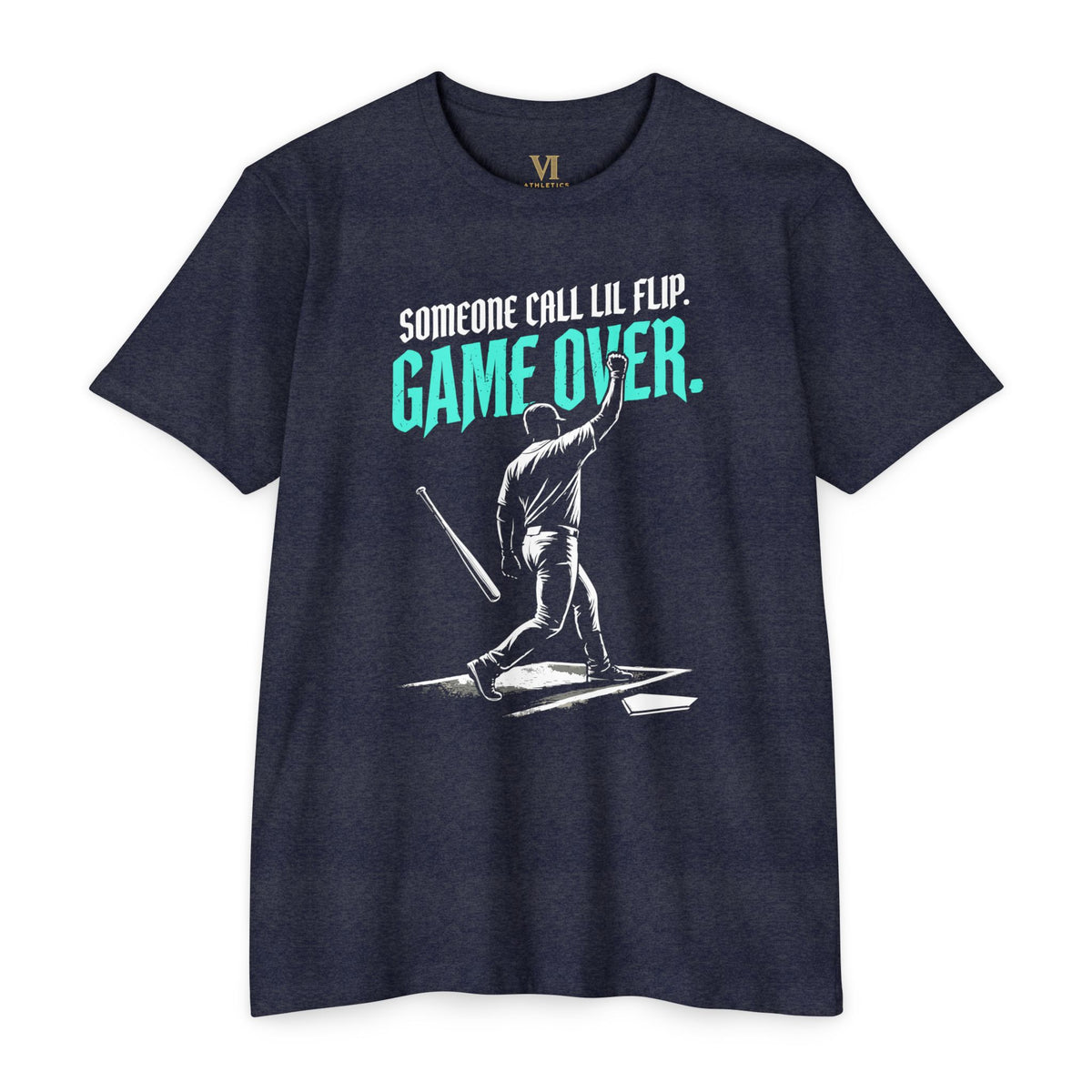 Game Over. Baseball Graphic Tee