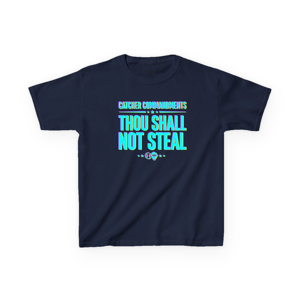 Thou Shall Not Steal 2 Youth Baseball Graphic Tee