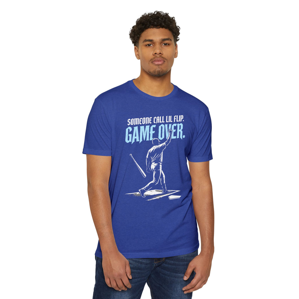 Game Over. Baseball Graphic Tee