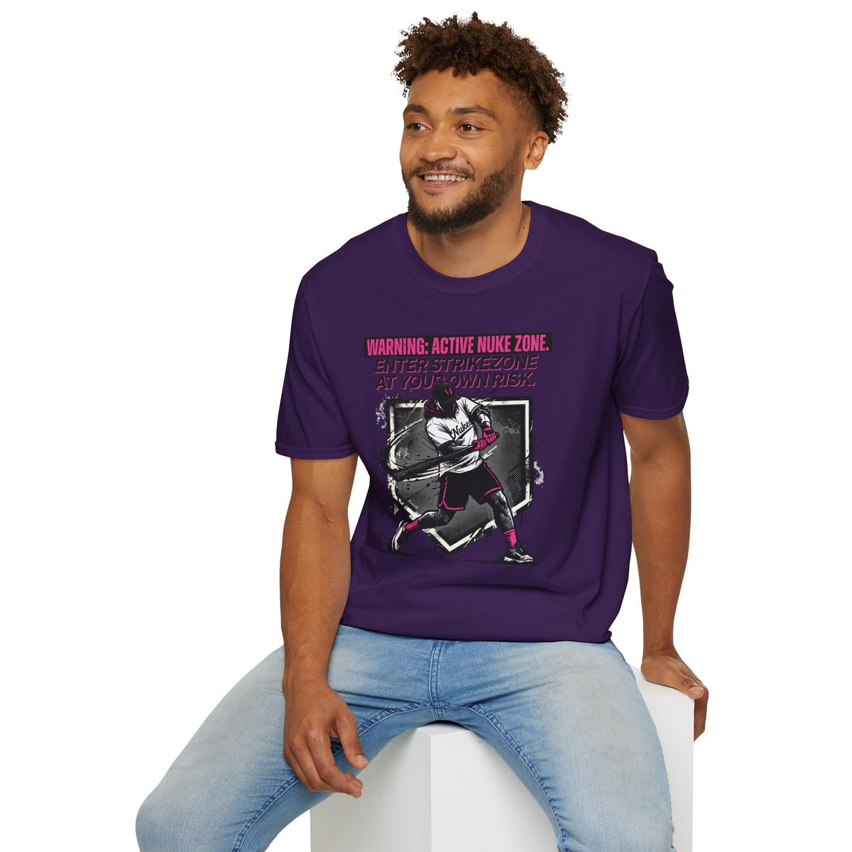 Active Nuke Zone" Baseball Graphic Tee