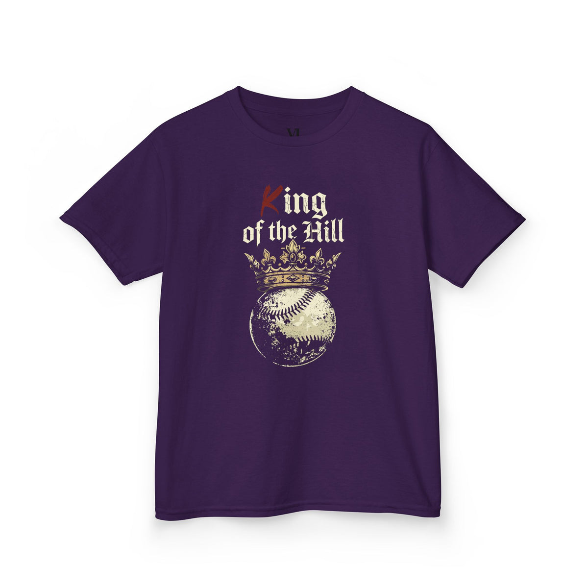 King of the Hill Youth Baseball Graphic Tee