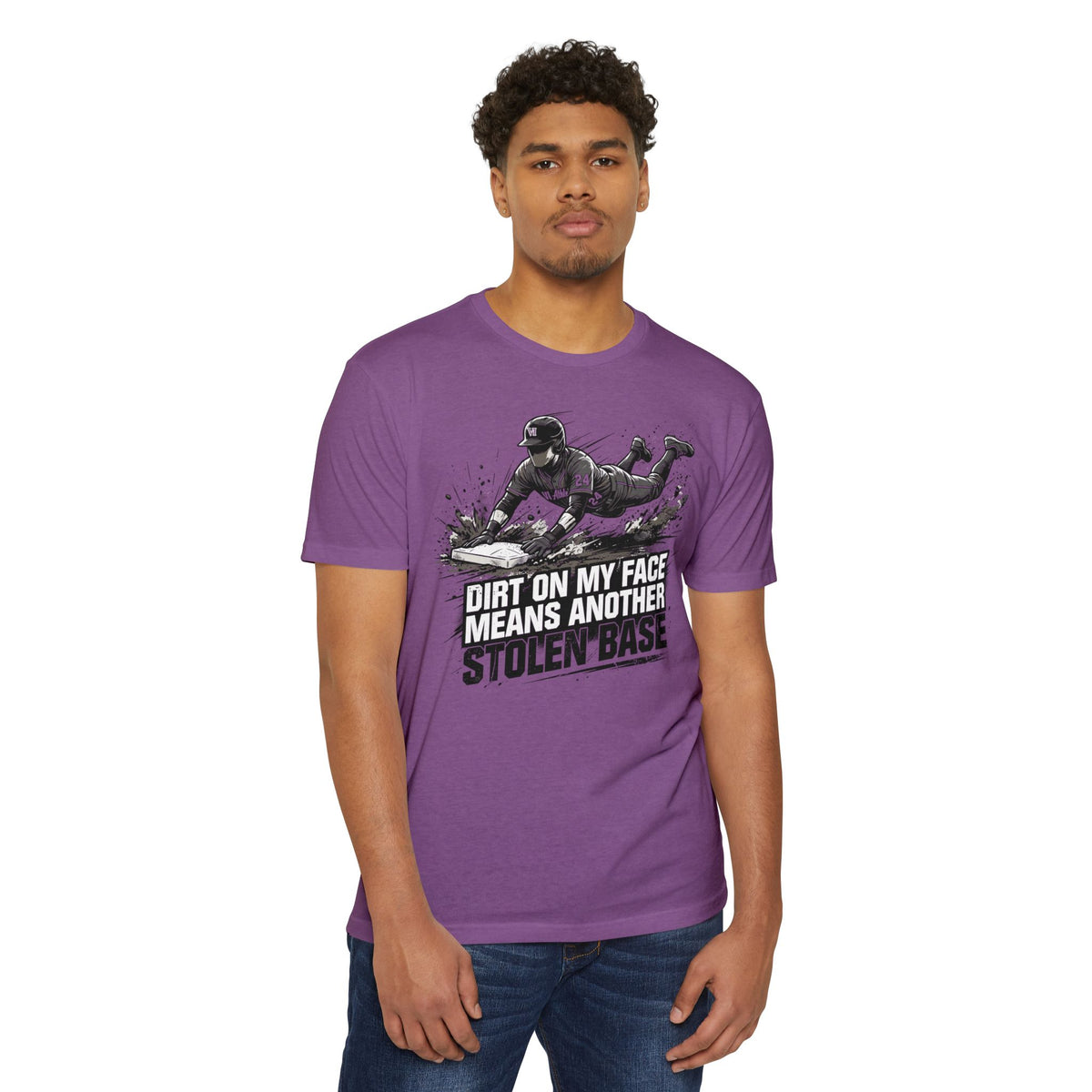 Another Stolen Base Baseball Graphic Tee