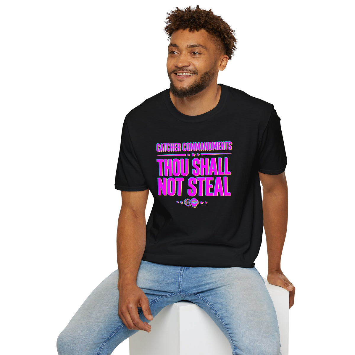 Thou Shall Not Steal 2 Baseball Graphic Tee