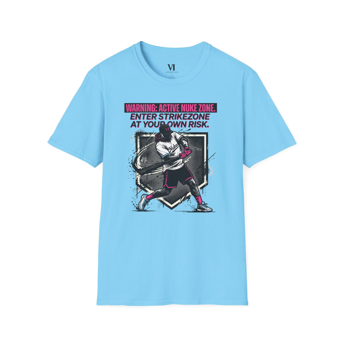 Active Nuke Zone" Baseball Graphic Tee