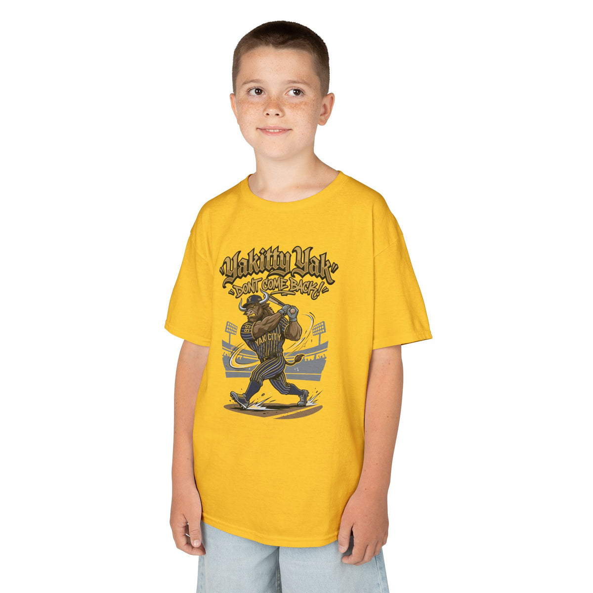 Yakitty Yak Youth Baseball Graphic Tee