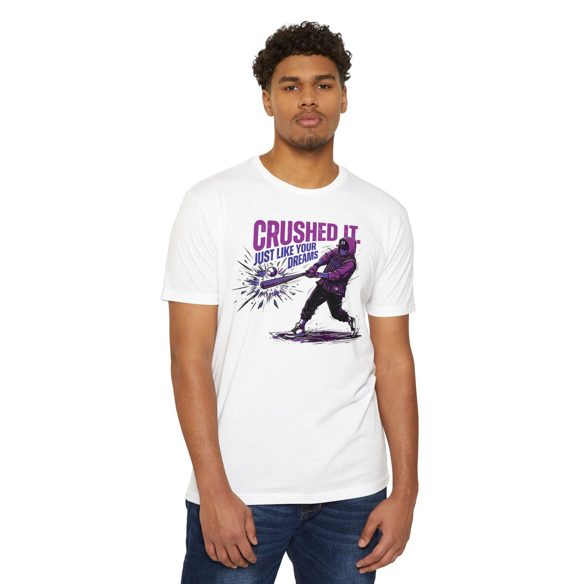 Crushed It Baseball Graphic Tee