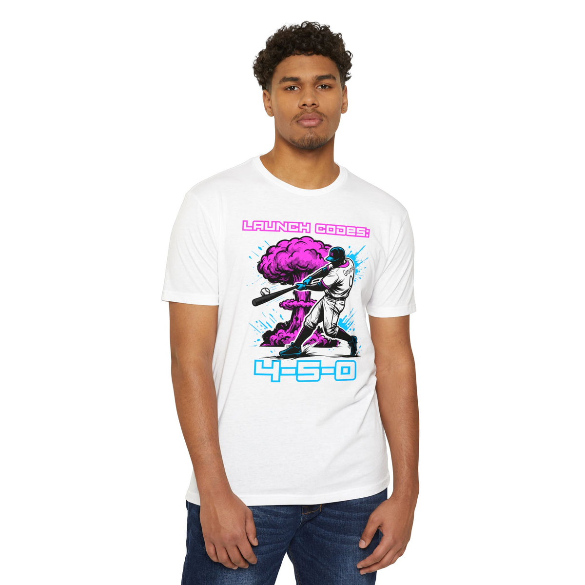 Launch Codes: 4-5-0 Baseball Graphic Tee