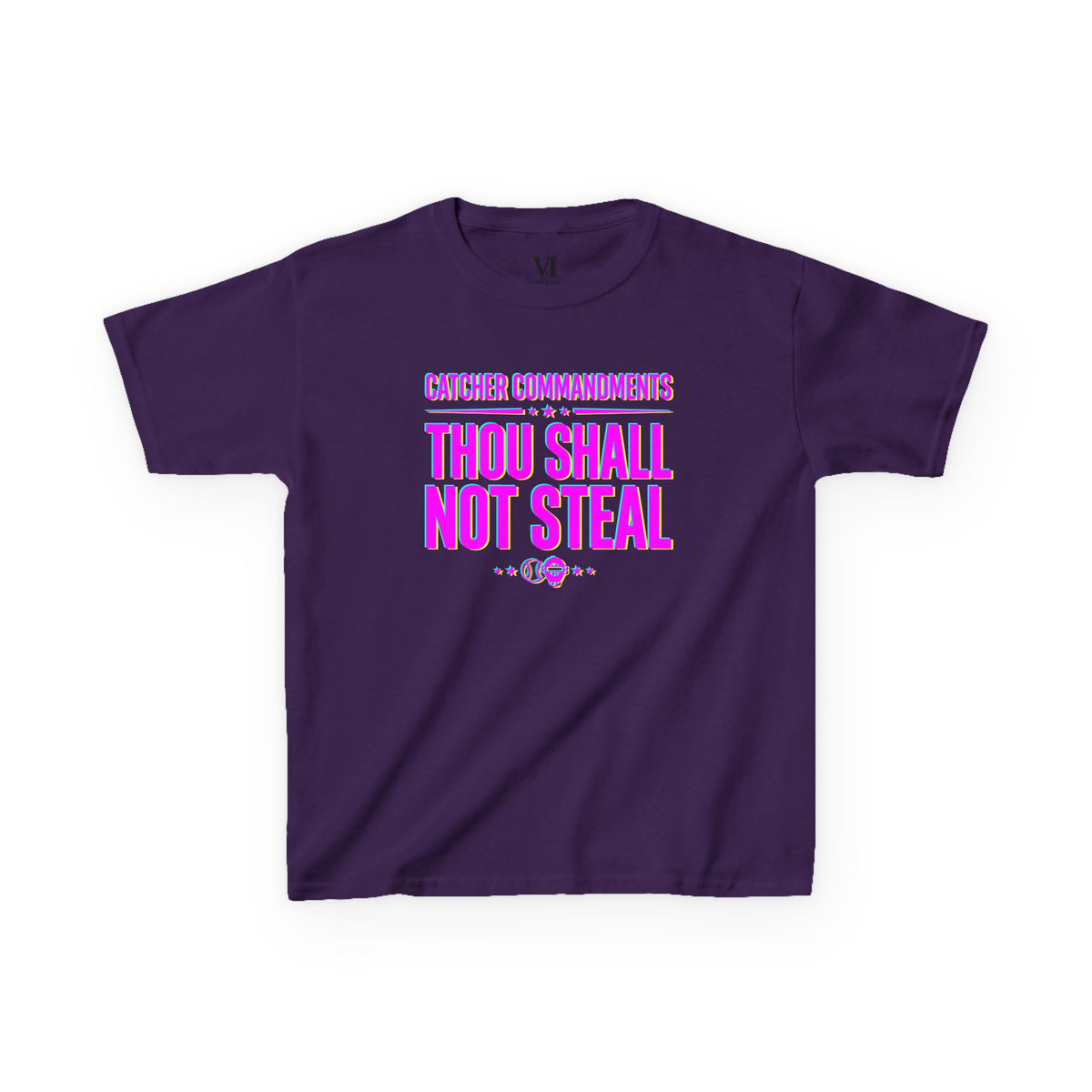 Thou Shall Not Steal 2 Youth Baseball Graphic Tee