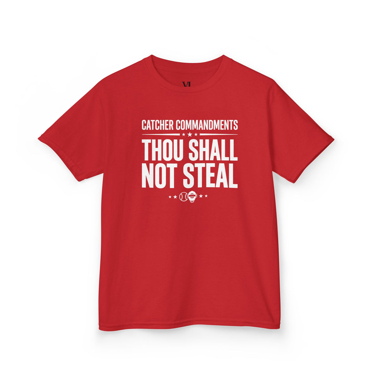 Thou Shall Not Steal 2 Youth Baseball Graphic Tee