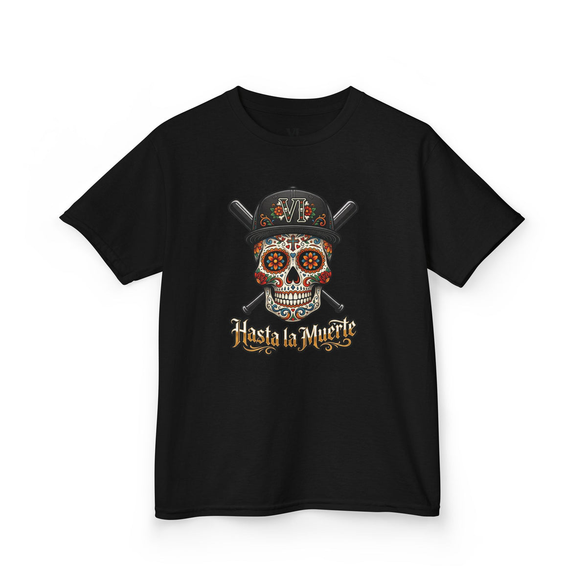 Hasta la Muerte "Until Death" Youth Baseball Graphic Tee
