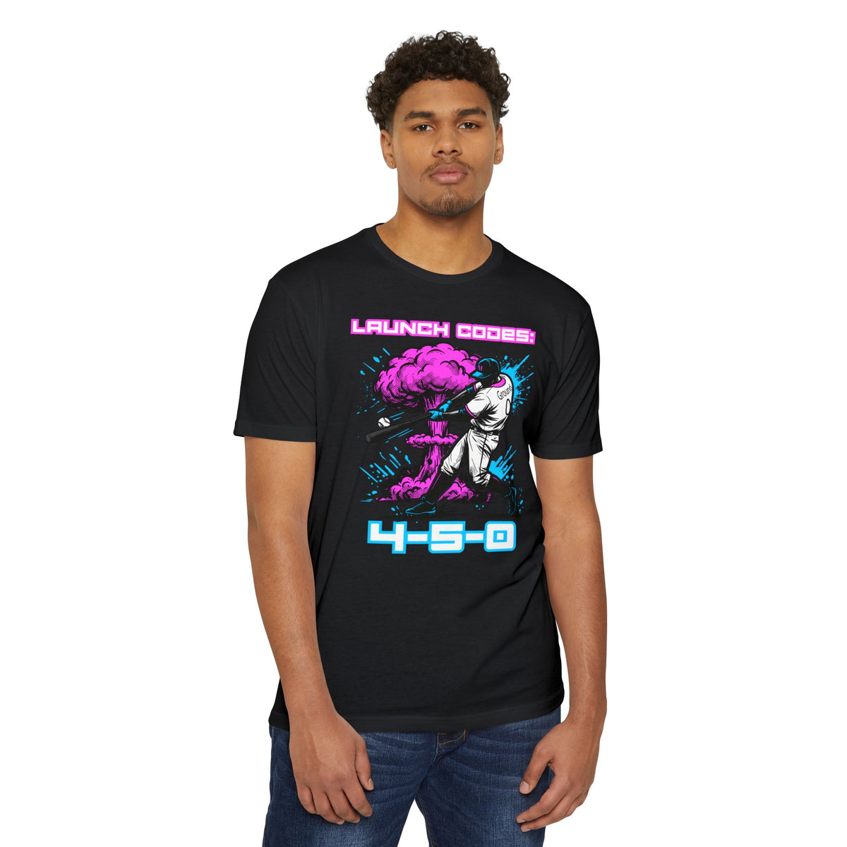 Launch Codes: 4-5-0 Baseball Graphic Tee
