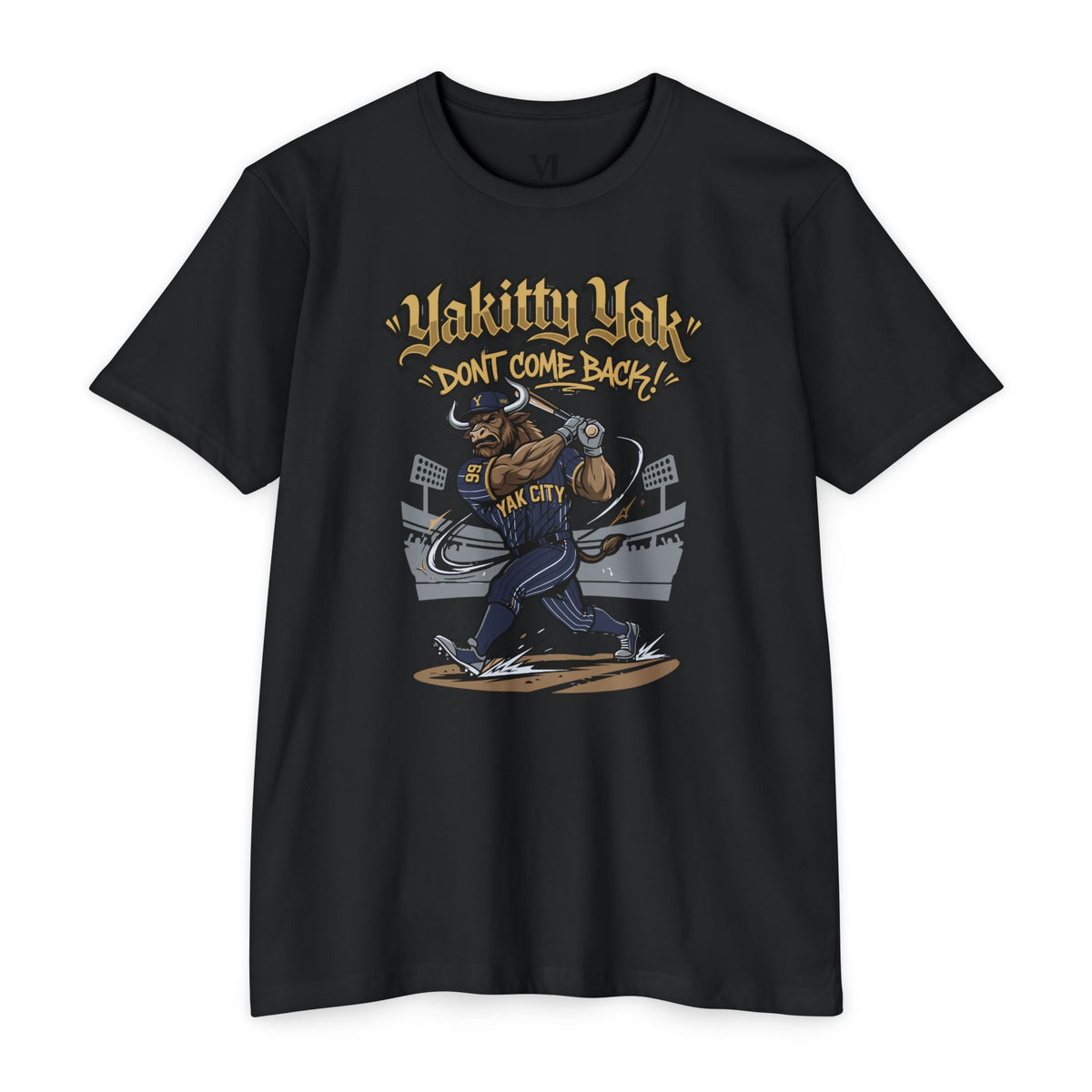 Yakitty Yak Baseball Graphic Tee