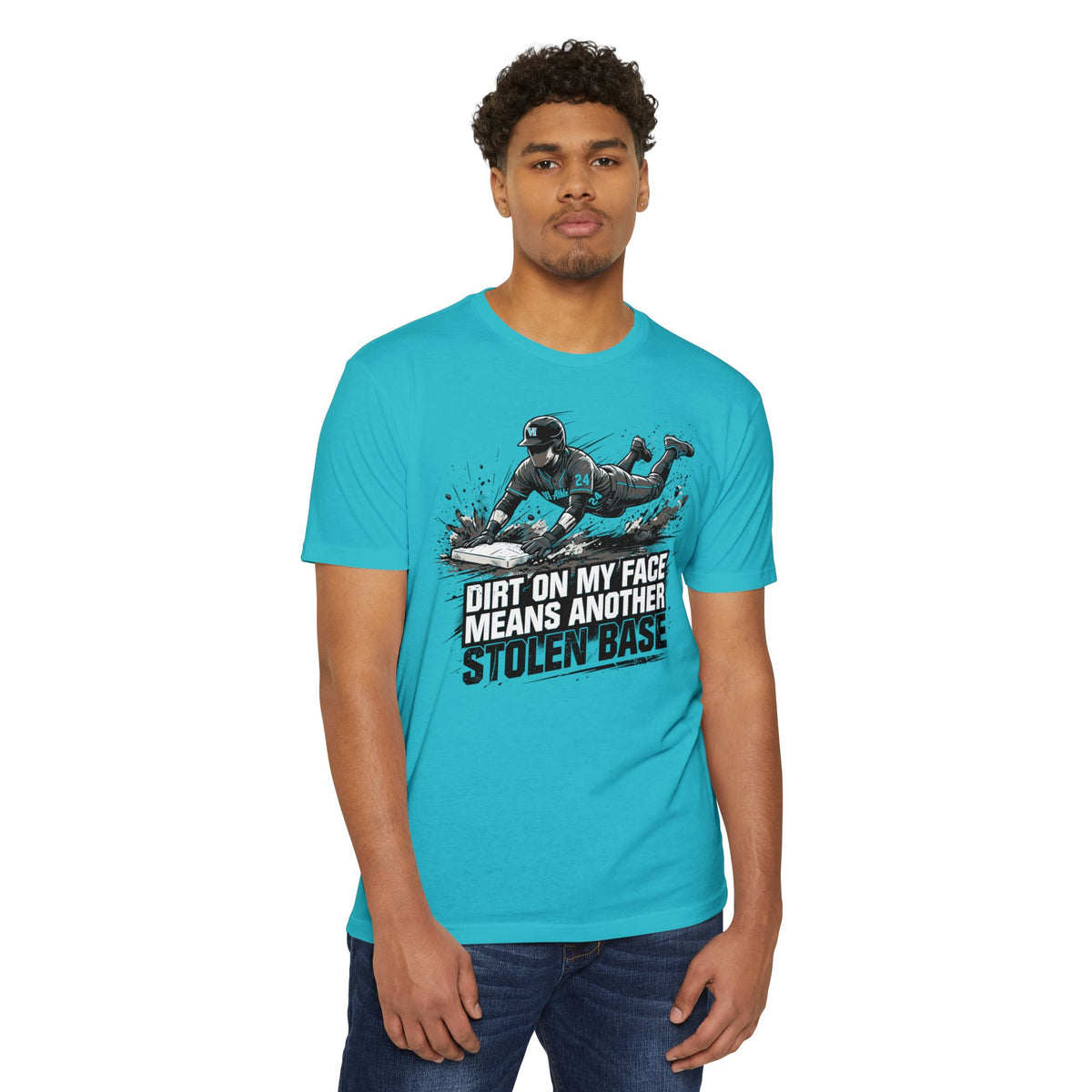 Another Stolen Base Baseball Graphic Tee