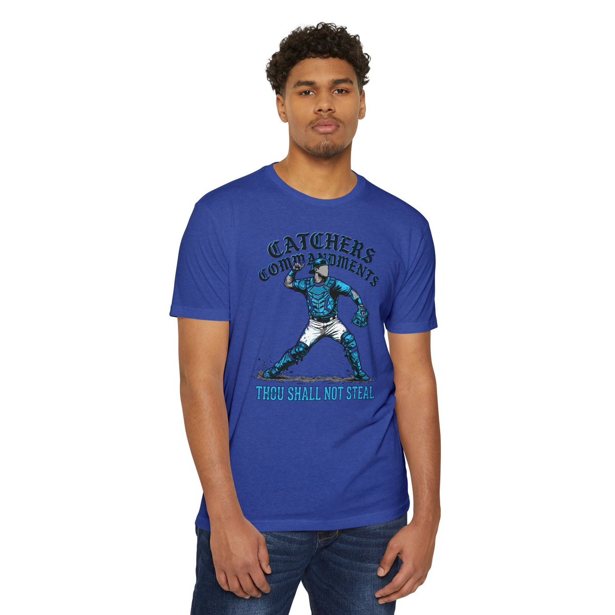 Catchers Commandments Baseball Graphic Tee