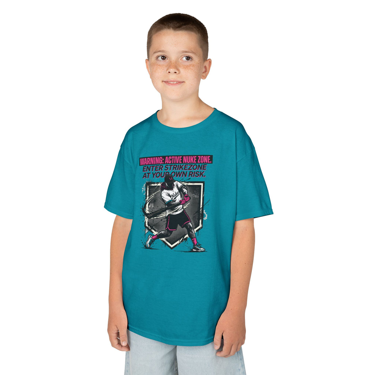 Active Nuke Zone Youth Baseball Graphic Tee