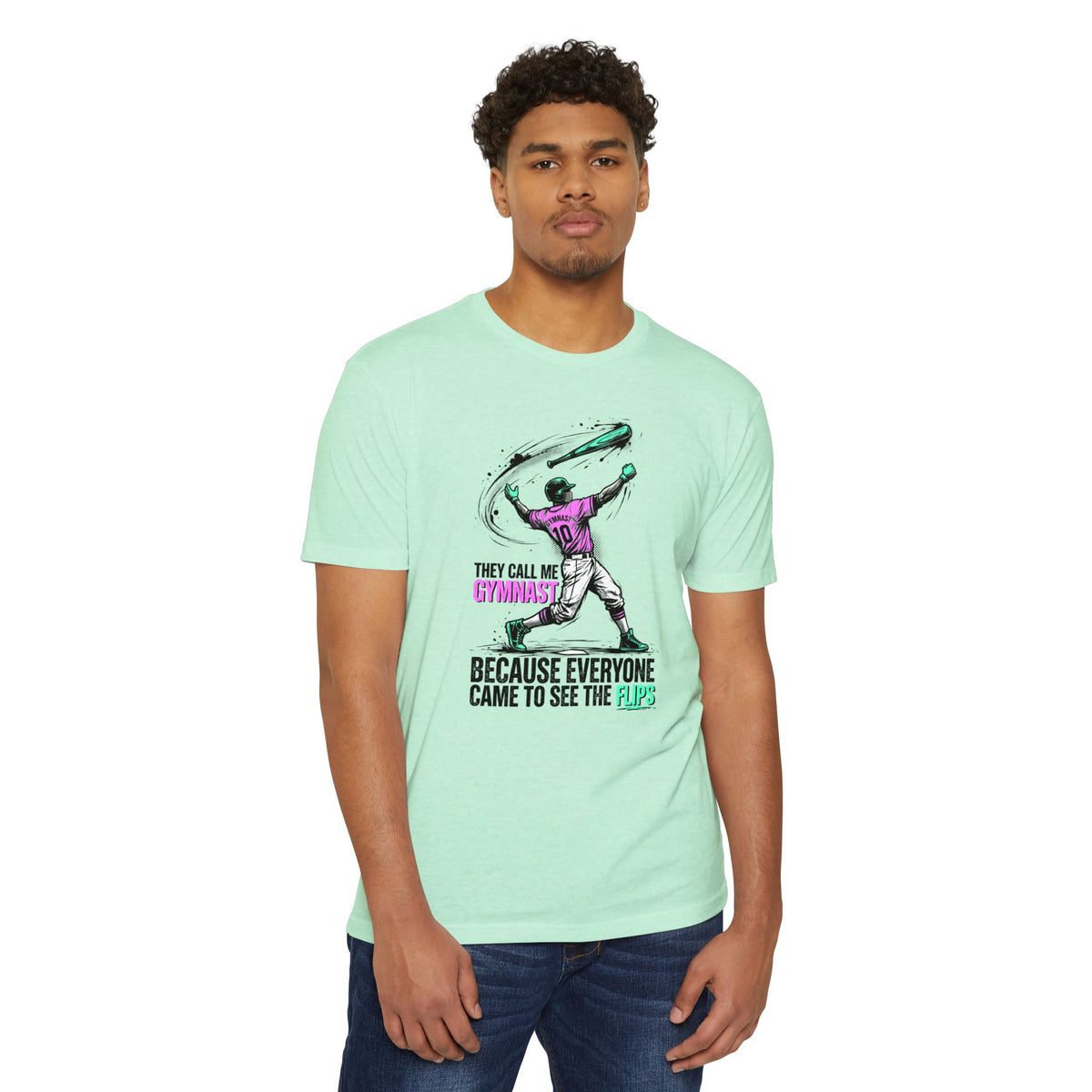 Gymnast Baseball Graphic Tee