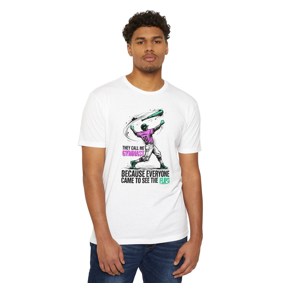 Gymnast Baseball Graphic Tee